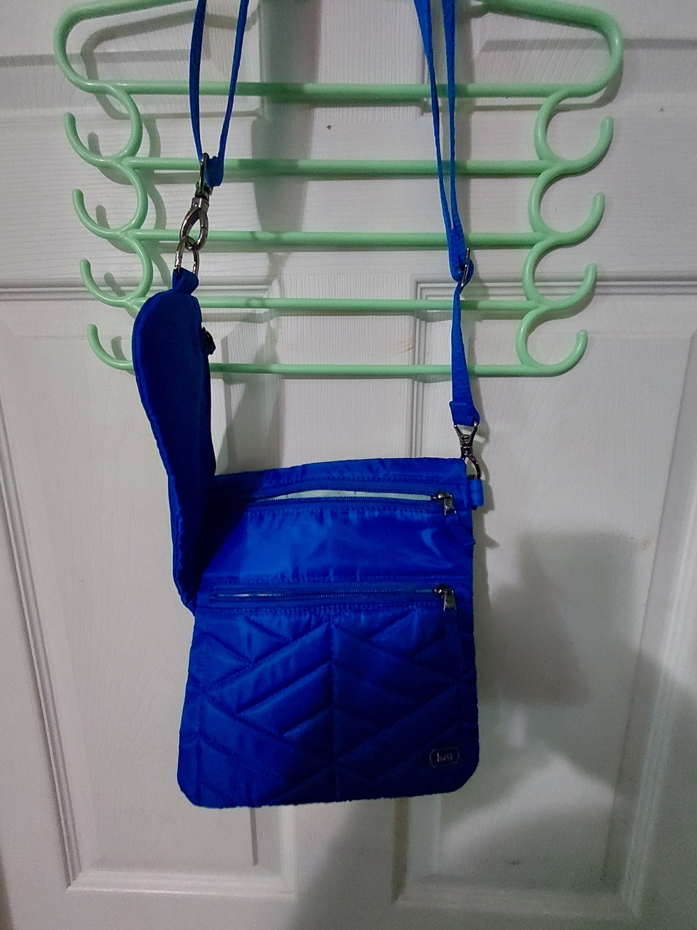 lug Blue Quilted Crossbody Bag - Picture 6 of 6